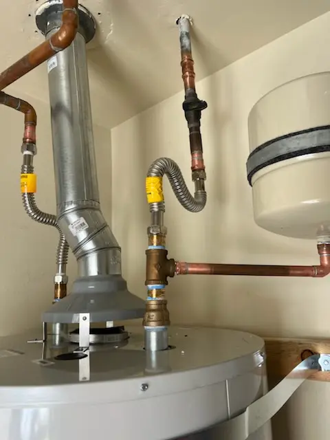 Water heater installation and plumbing repair in Meadowview